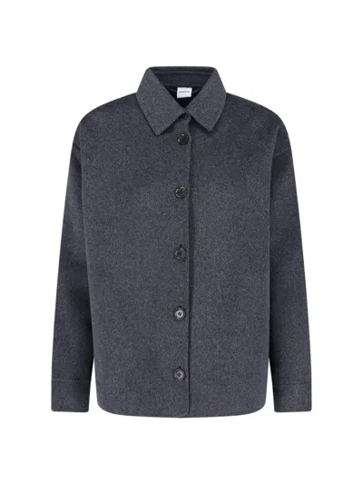 Aspesi Women's 100% Wool Tailored Jacket In Grey
