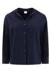 Aspesi Camicia In Cotone Con Collo Francese Shirts Blue In Blue