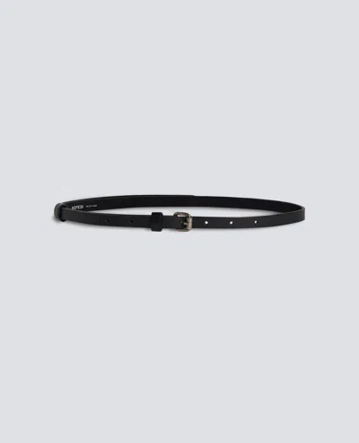 Aspesi Women's Leather Belt In Black