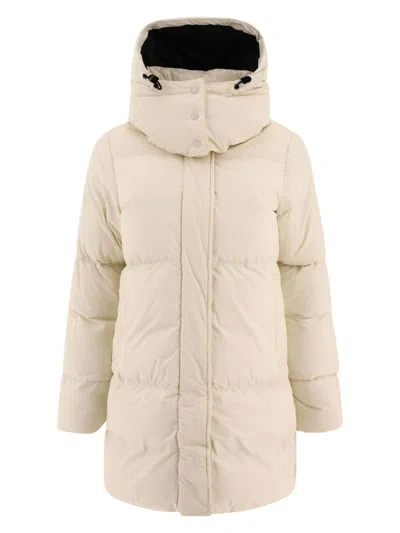 ASPESI WOMEN'S LONG JACKET WITH HOOD
