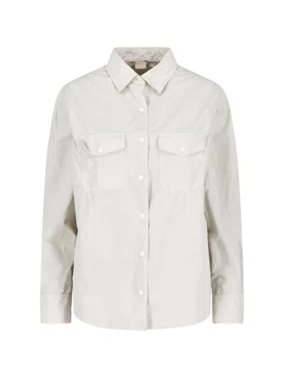 Aspesi Women's Modern Lightweight Shirt In Performance-blend Fabric In Gray