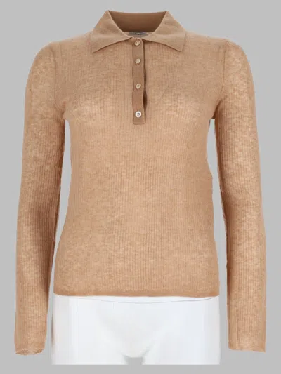 Aspesi Women's Relaxed Crewneck Sweater In Neutral