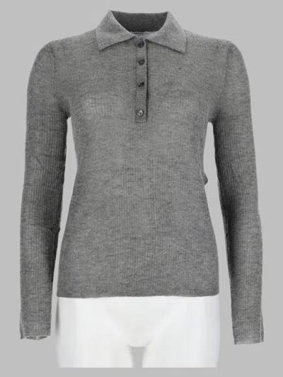 Aspesi Cashmere Sweatshirt In Gray