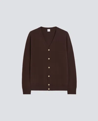 Aspesi Wool And Cashmere Cardigan - Brown