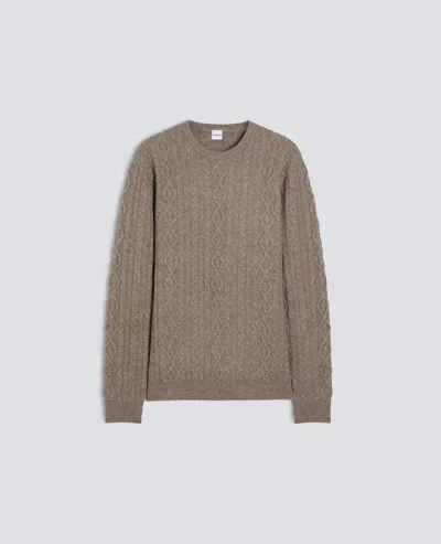 Aspesi Cable-knit Sweater In Brown