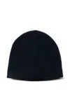 Aspesi Wool Blend Beanie Hat In Blue