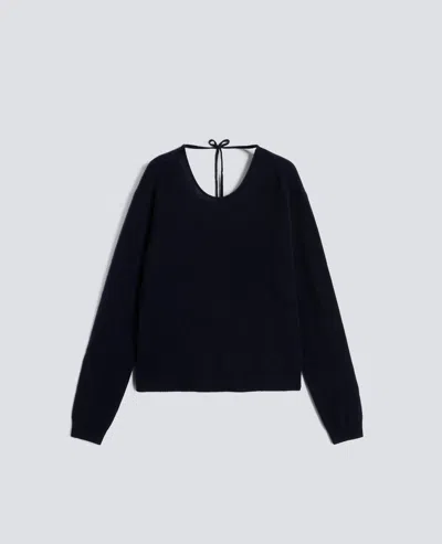 Aspesi Wool Blend Jumper In Blue