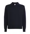 Aspesi Wool-blend Open Collar Sweater In Black