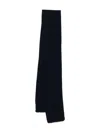 Aspesi Wool-blend Scarf In Black