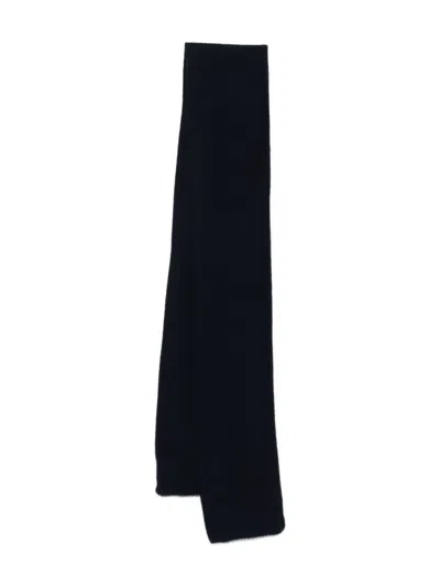 Aspesi Wool-blend Scarf In Black
