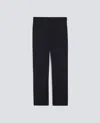 Aspesi Wool Canvas Trousers - Polyester In Black