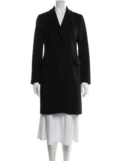 Pre-owned Aspesi Wool Coat In Black