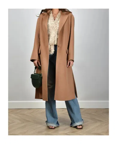 Aspesi Wool Coat In Brown