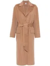 Aspesi Wool Coat In Brown