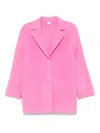 Aspesi Wool Coat In Pink
