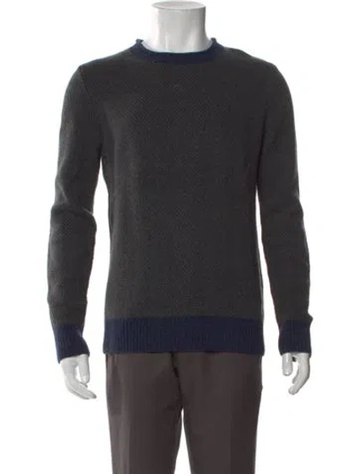 Pre-owned Aspesi Wool Crew Neck Pullover In Gray