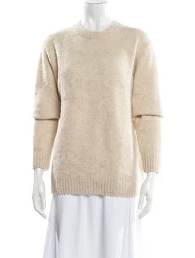 Pre-owned Aspesi Wool Crew Neck Sweater In Neutral