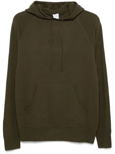 Aspesi Wool Hoodie In 绿色