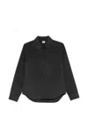 Aspesi Wool Jacket In Black