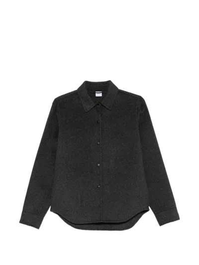 Aspesi Wool Jacket In Black