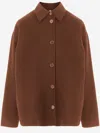 Aspesi Wool Jacket In Brown
