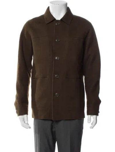 Pre-owned Aspesi Wool Jacket In Brown