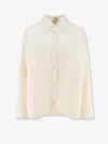 Aspesi Button-front Long-sleeve Casual Jacket In White