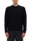 Aspesi Men's Wool Jersey In Black