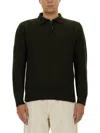 Aspesi Wool Jersey. In Black