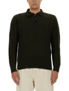 Aspesi Wool Jersey. In Military Green