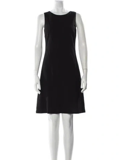 Pre-owned Aspesi Wool Mini Dress In Black