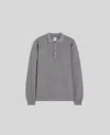 Aspesi Wool Polo In Gray