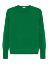 Aspesi Wool Round-neck Sweater In Green