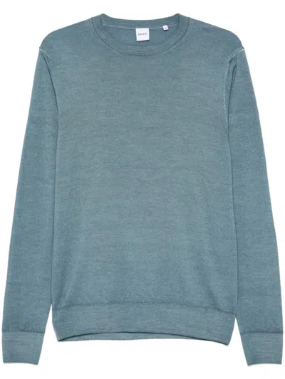 Aspesi Wool Sweater In Blue