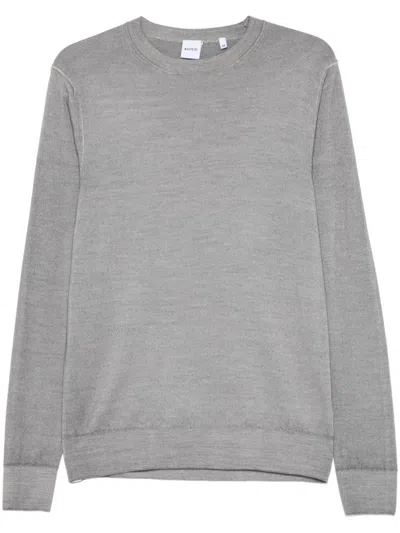 Aspesi Wool Sweater In Grey
