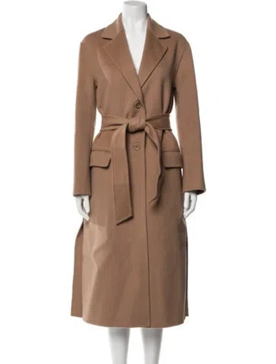 Pre-owned Aspesi Wool Trench Coat In Brown