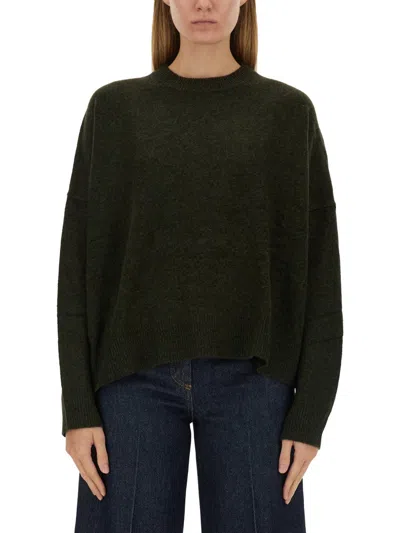 Aspesi Wool T-shirt - Regular Fit, In Green