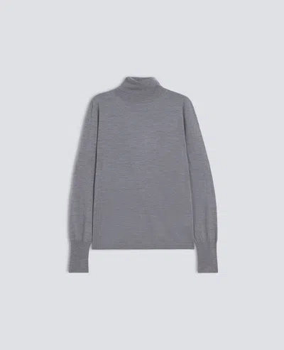 Aspesi Wool Turtleneck Sweater - Grey In Gray