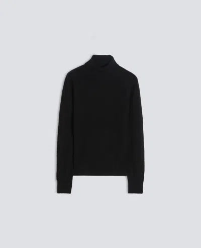 Aspesi Wool, Yak And Cashmere Roll-neck Knit - Black