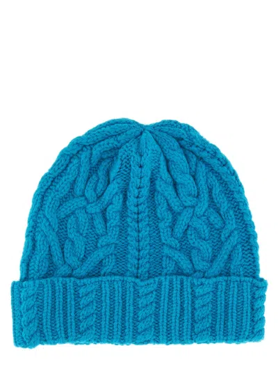 Aspesi Woolen Hat For Women - Mini Style In Baby Blue