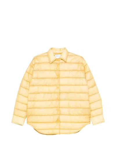 Aspesi Zinzula Quilted Jacket In Yellow