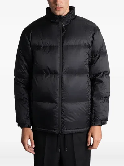 Aspesi Zip Puffer Jacket In Black