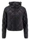 Aspesi Zip Quilted Jacket In Black