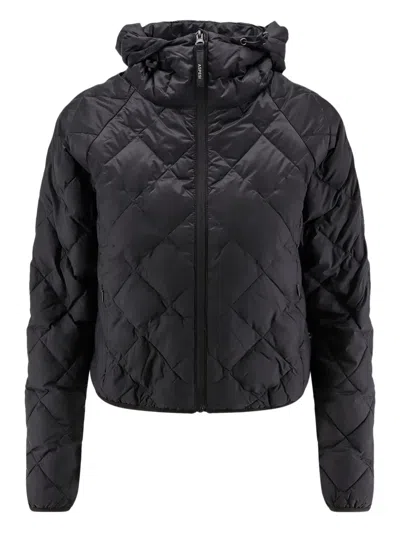 Aspesi Zip Quilted Jacket In Black