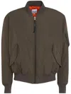 Aspesi Zip-up Bomber Jacket In Green