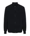Aspesi Zip-up Lightweight Jacket In Black