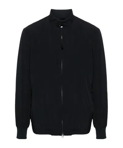 Aspesi Zip-up Lightweight Jacket In Black