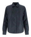 Aspesi Collared Jacket With Button Cuffs And Pockets In Black