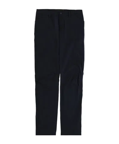 Aspesi Neutrals Straight Leg Cotton Trekking Pants In Blue