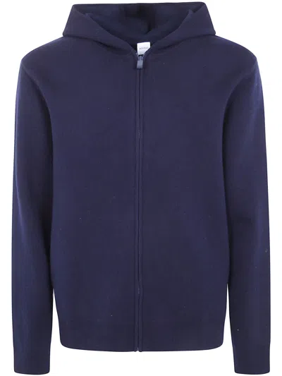 Aspesi Zip-up Sweater "m657" In Blue